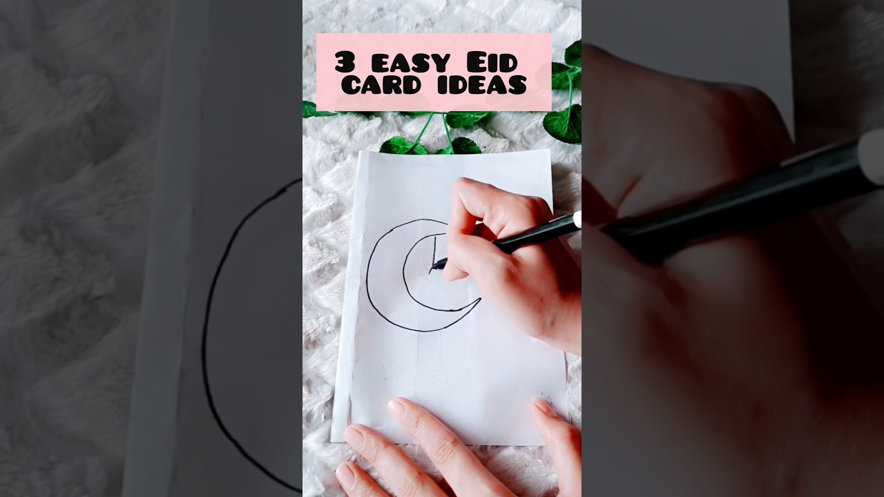 3 simple and easy eid cards #eidcards#compilation #easyeidmubarakdrawingtrick #ytshorts #shorts #eid