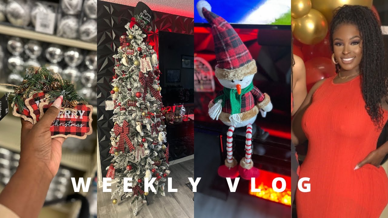 Vlog| Tis the season| putting up the tree | Christmas decor & more.....