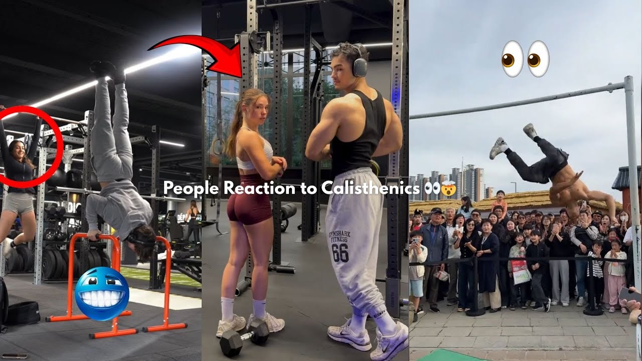 Реакция общественности на калистенику 👀🤯