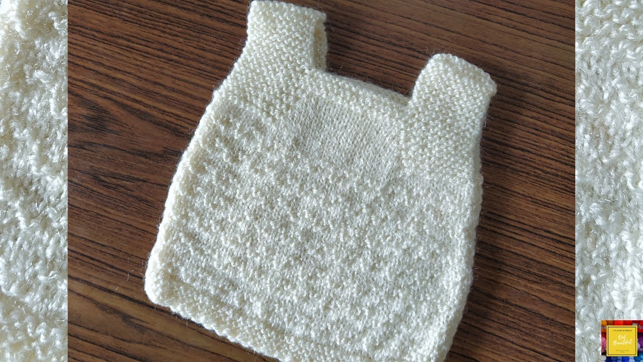 Baby Vest Knitting Pattern || Newborn Baby Inner Sweater Design