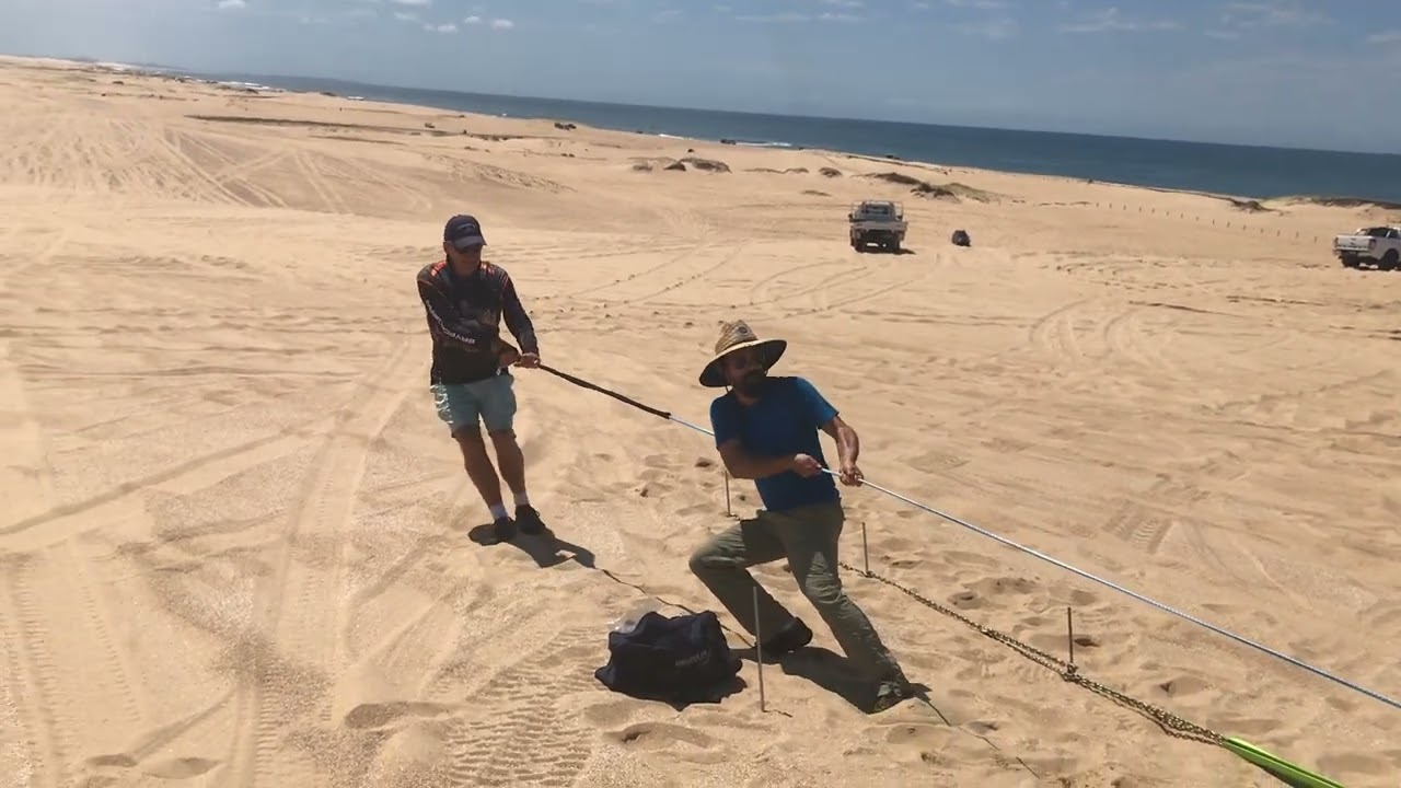 Self Recovery Kit Ground Anchor Test In Sand