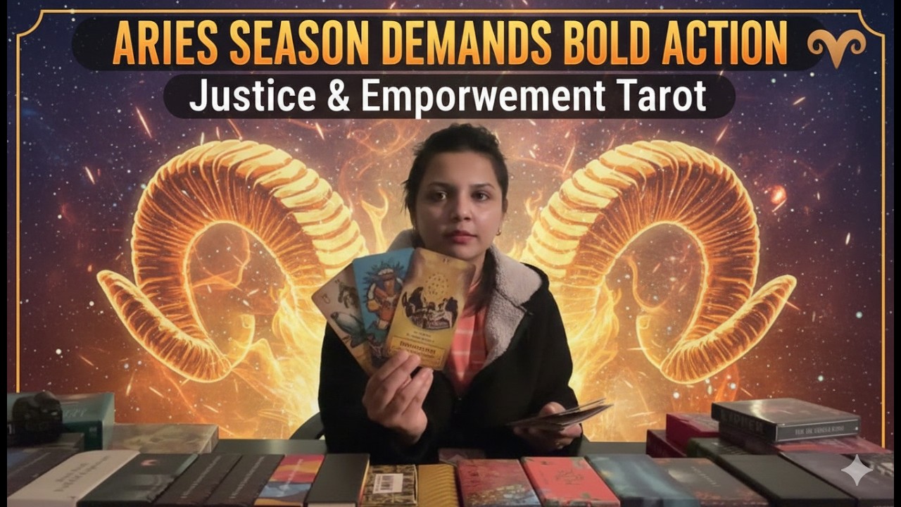 Aries Season Demands Bold Action | Justice & Empowerment Tarot