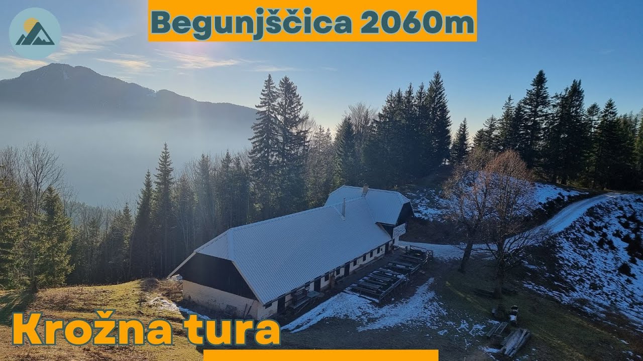 Begunjščica 2060 m iz doline Draga (krožna tura) vzpon prek Robleka, spust čez Preval