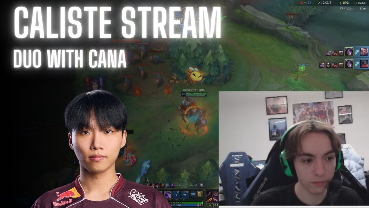 KC Caliste & KC Canna Duo Stream | Tao Caliste Canna | Kai'sa VS Corki |