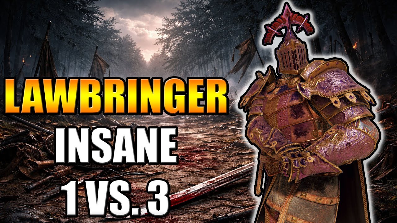 Insane 1 VS. 3 as Lawbringer | For Honor
