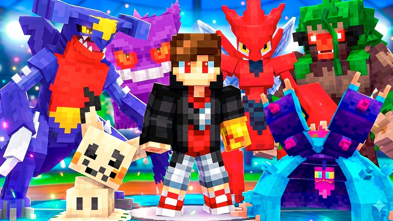 CRIEI O MEU PRIMEIRO TIME POKEMON (MUITO FORTE ) LIGA COBBLEMON!