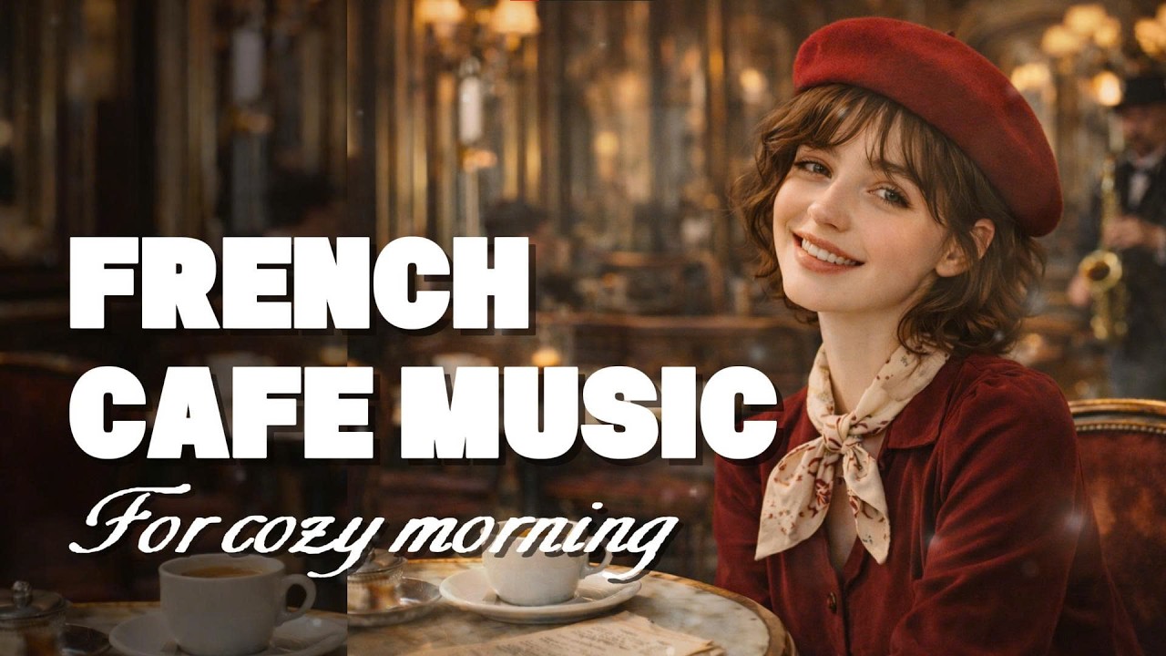 Bonjour Paris ☕ French Cafe Music for a Cozy Morning  Relax & Study | La Rose Chantee