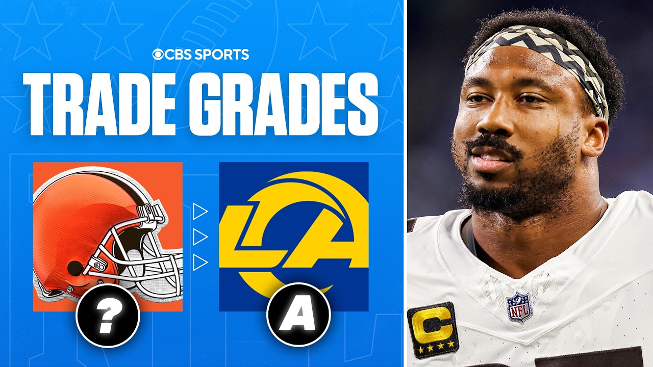 TRADE GRADES for Browns trading Myles Garrett to Rams 🚨