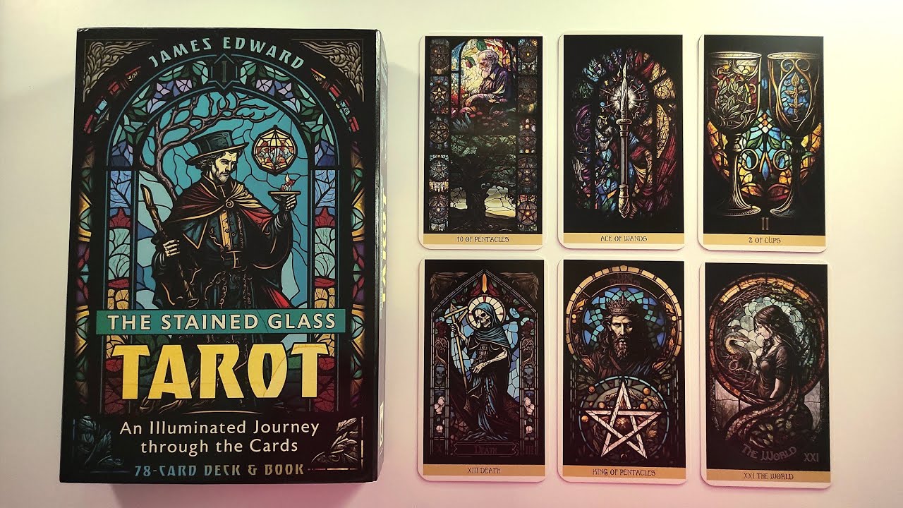 The Stained Glass Tarot. Karty. Książka. Recenzja. Przegląd 🔔 PL