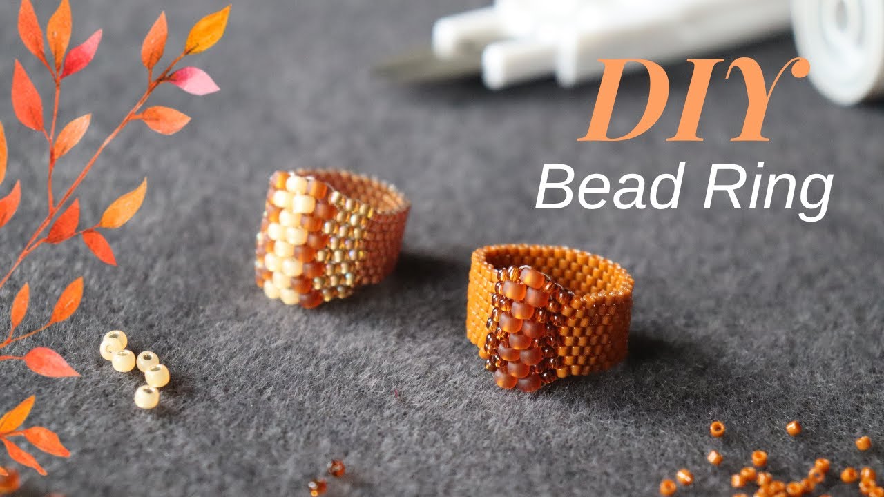 DIY | Bead Ring | Simple and elegant ring | BeadweavingTutorial | Мастер-класс по бисероплетению