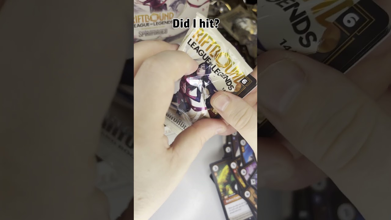 DID I HIT OR DID I MISS?! Riftbound SFD opening booster  18 / box 1