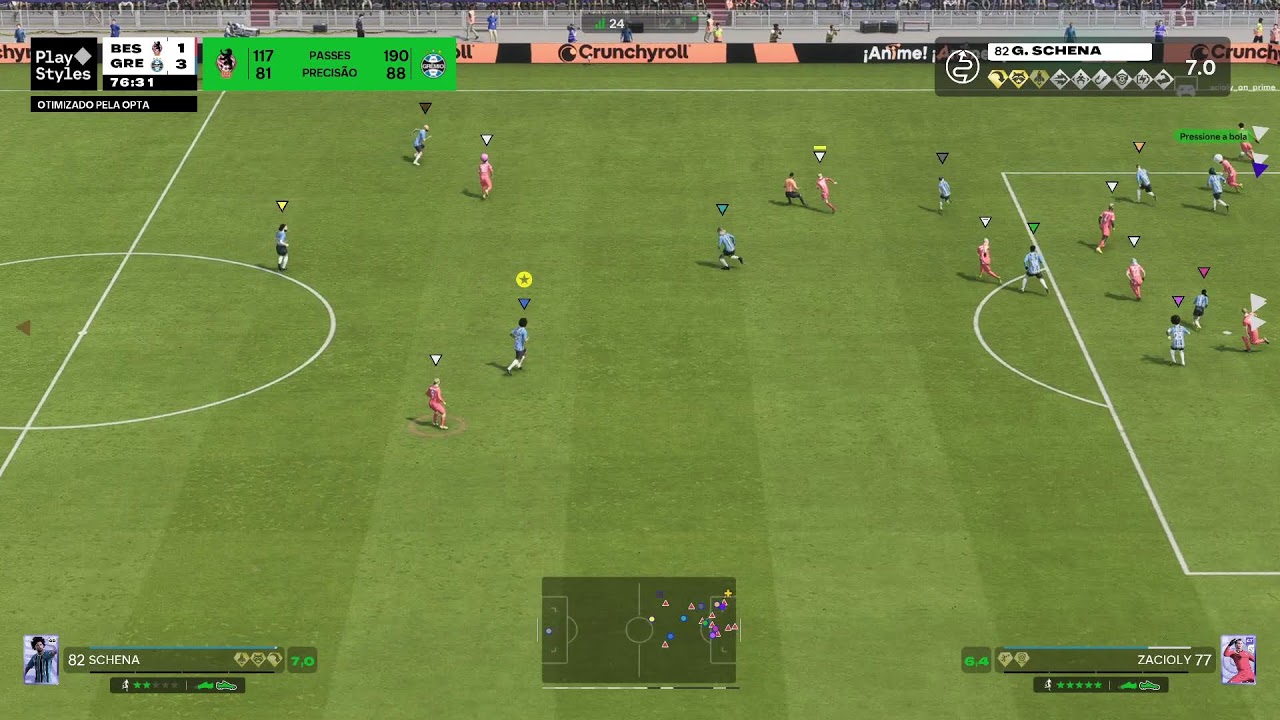 Gremio E-Sports - Jogos da noite