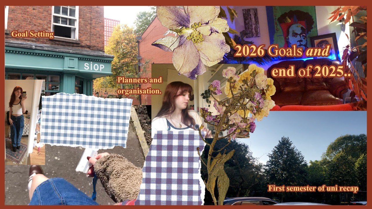 Goal Setting 🌱 and Semester 1 Recap | Second Year Illustration Student.