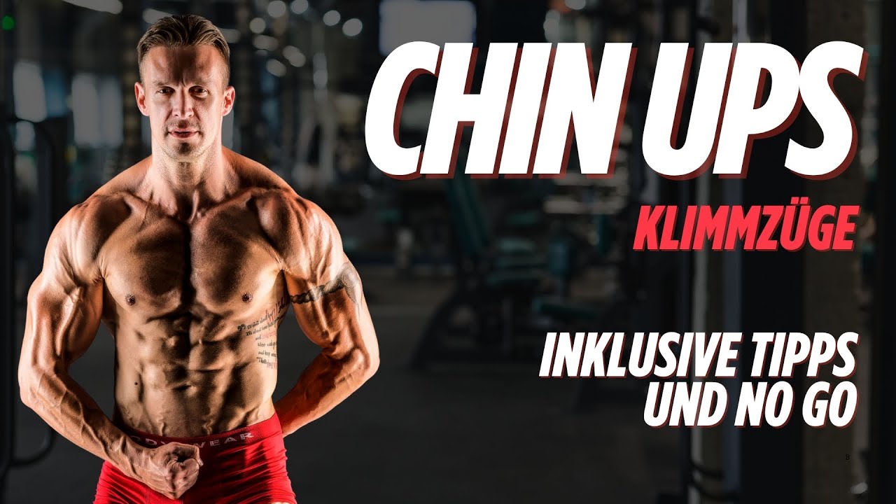 Chin Ups Klimmzüge für Latissimus und Bizeps