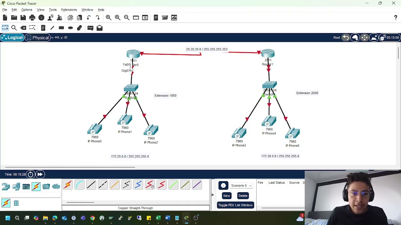 Como configurar telefon&iacute;a ip voip en packet tracer
