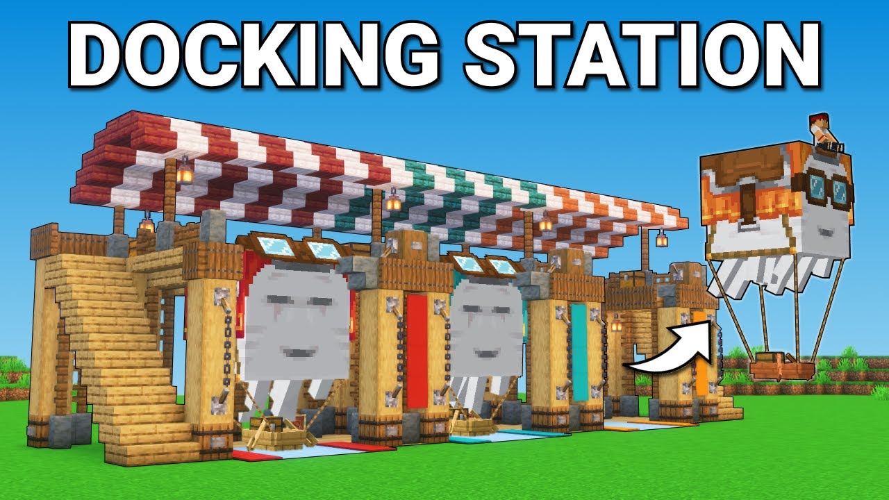 Minecraft: PERFECT Happy Ghast Docking Station Tutorial (Easy)