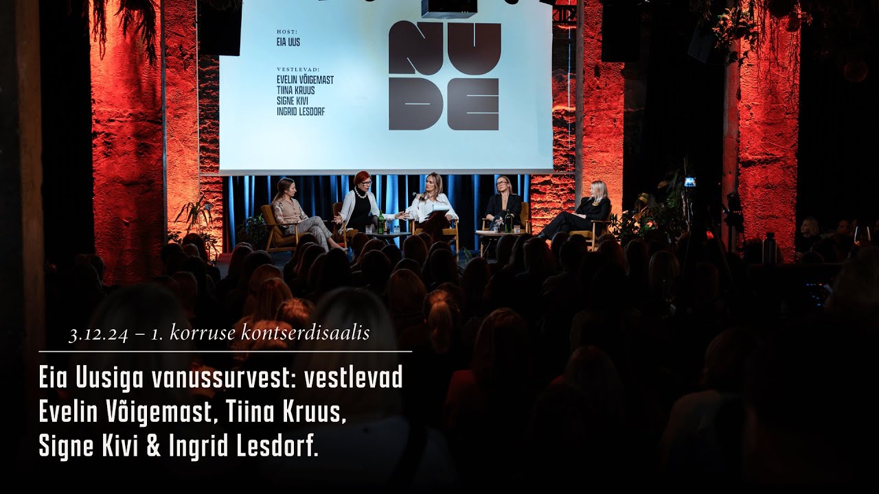 Eia Uusiga vanussurvest: vestlevad Evelin Võigemast, Tiina Kruus, Signe Kivi, Ingrid Lesdorf