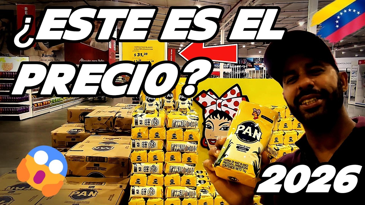 Cuanto CUESTA hacer un MERCADO en CARACAS🇻🇪 VENEZUELA 2026? #precios #caracas #makro