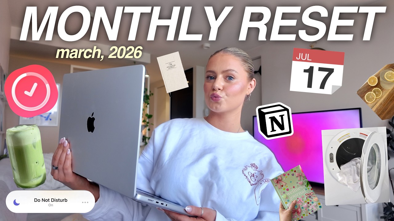 MARCH RESET 🍵☘️ | my monthly reset routine to keep my life together | 2026 ✨