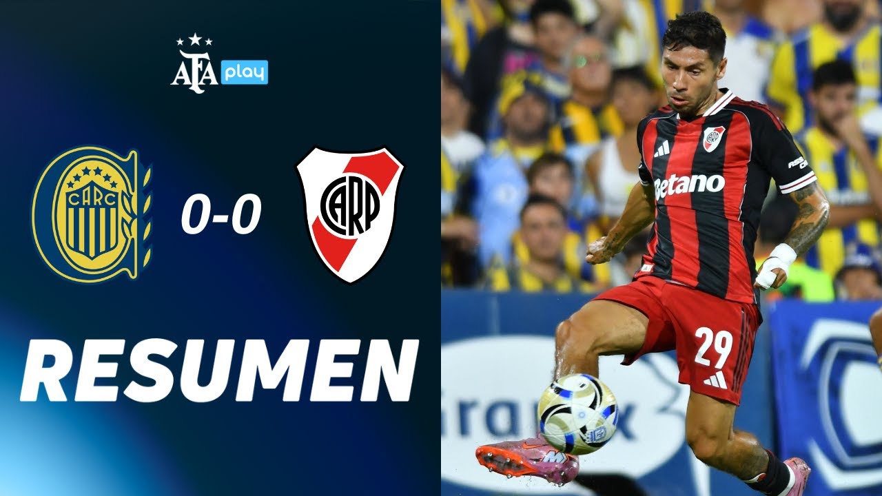 Rosario Central 0 vs. 0 River Plate | #TorneoClausura2025 | Resumen | Fecha 3