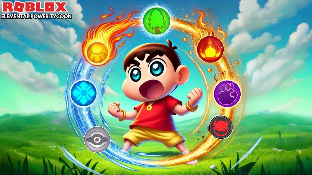 Part 9 | Roblox Elemental Powers Tycoon Gameplay in Tamil | GAMING WITH SHINCHAN