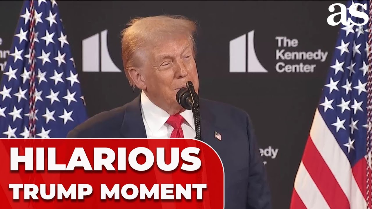 TRUMP sparks ROARING LAUGHTER  with Kennedy Center Honors JOKE