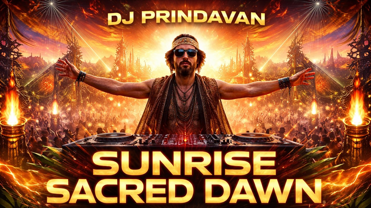 DJ Prindavan Sunrise Sacred Dawn Tribal EDM Deep Bass Festival Drop