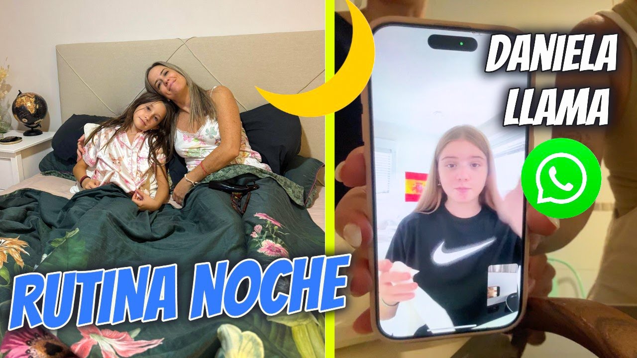 RUTINA DE NOCHE REAL CON MIS HIJAS DESPUES DE CLASES + LLAMAMOS A DANIELA EN VIVO! Doble Twins
