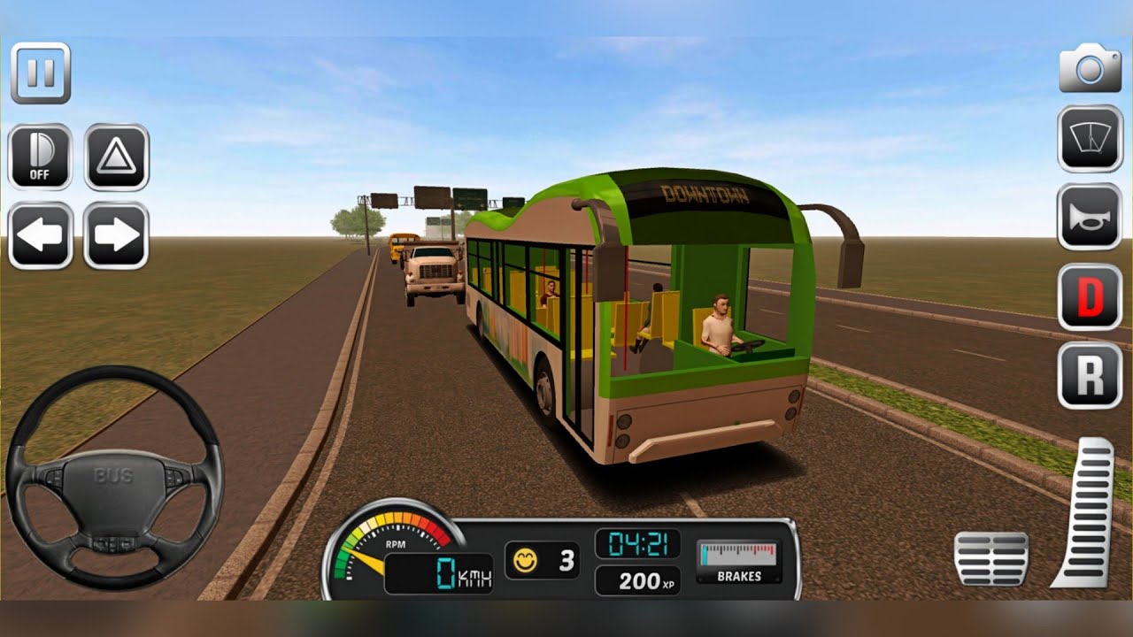 Bus Simulator 3D 2015 !!! Bus Driving in Highway #1 | Android GamePlay