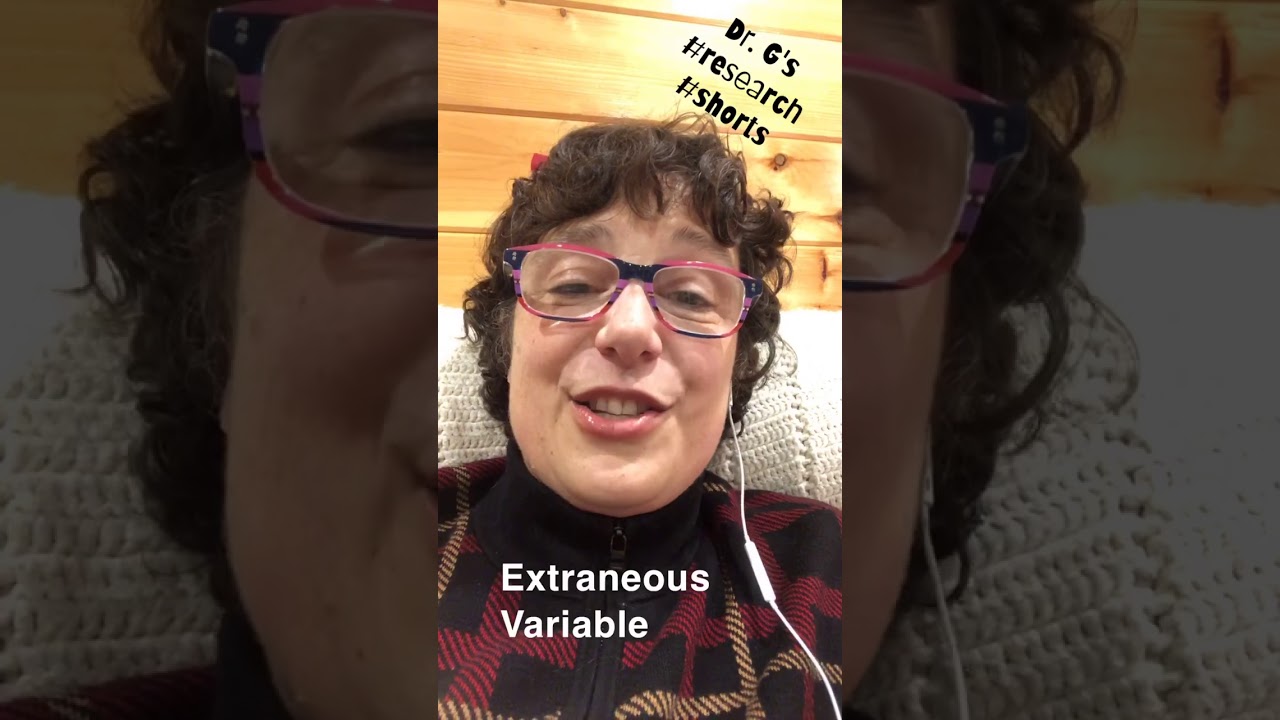 What is an extraneous variable? #research #shorts