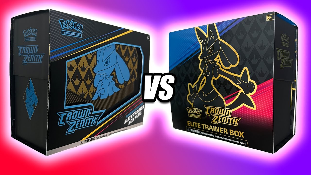 Crown Zenith ETB vs Pokemon Center Exclusive ETB - Pokemon Card Opening