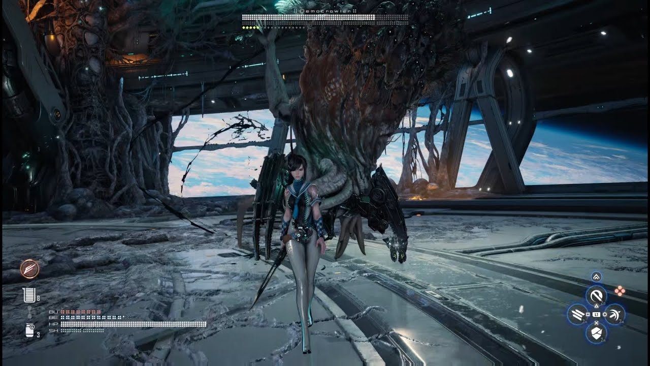 Stellar Blade The Most Epic Boss Democrawler (No Hit / Damage / Hard Difficulty)