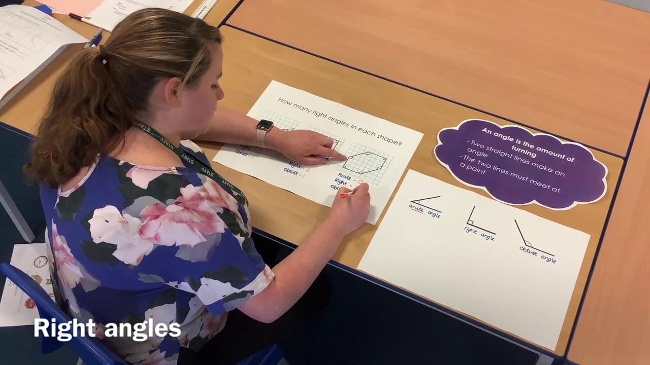 Year 4 Maths - Angles - Identifying angles including right angles