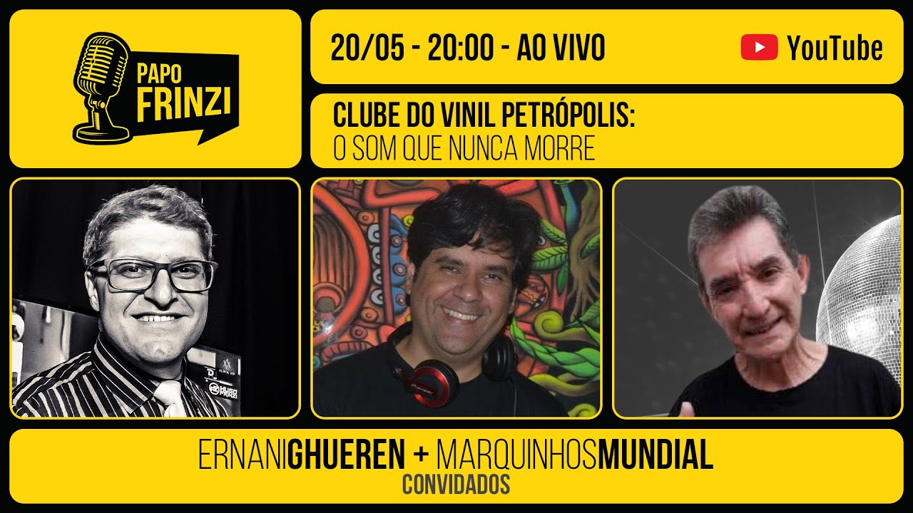 Clube do Vinil Petrópolis: o som que nunca morre 🎶 | DJ Ernani Ghueren e Marquinhos Mundial