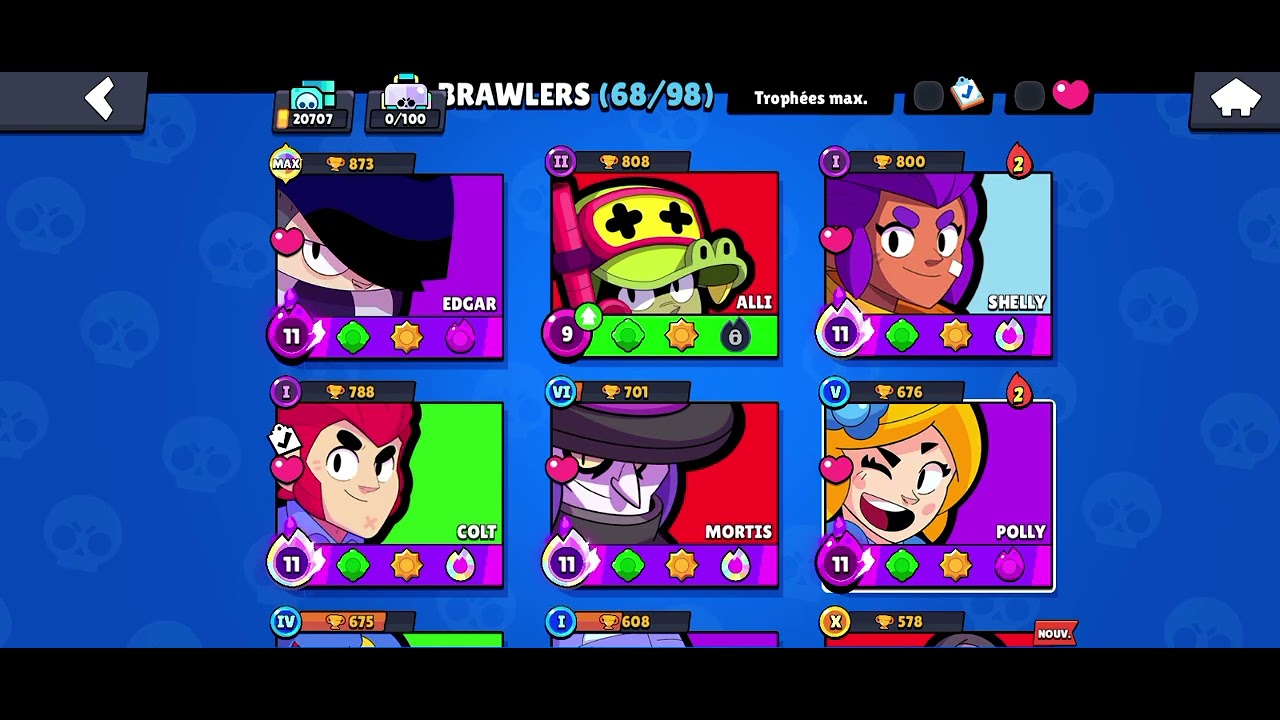 Je joue à Brawl stars