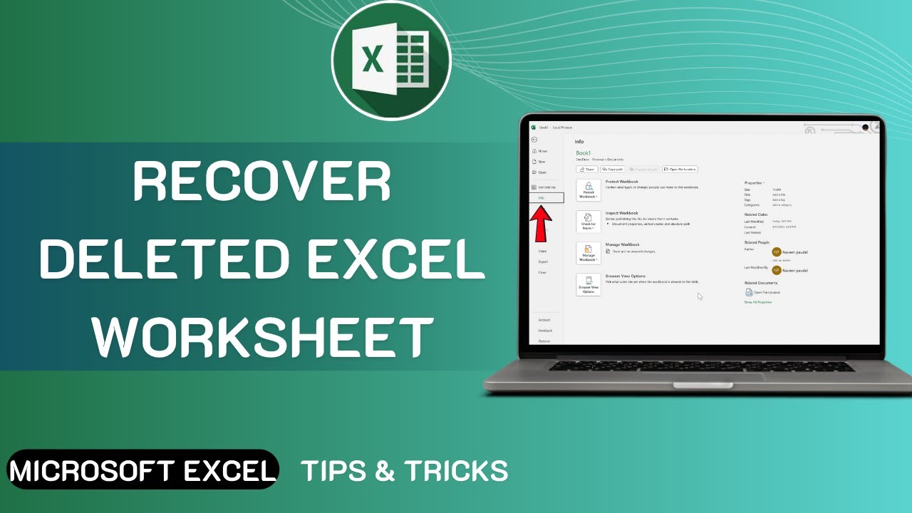 How To Recover Deleted Excel Worksheet - Excel Tutorial (2025)