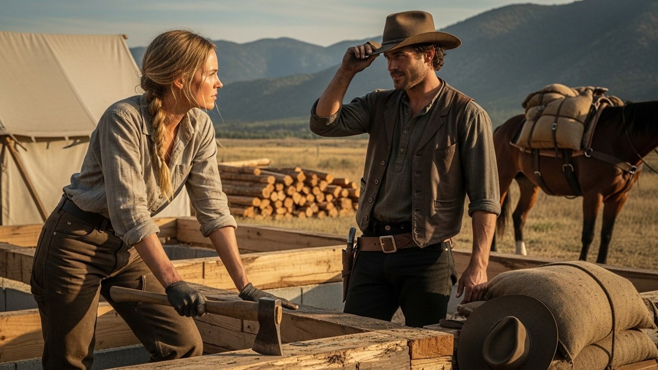 She Built Her Cabin With Her Own Two Hands, The Cowboy Said 