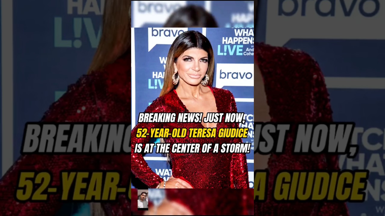 BREAKING NEWS! JUST NOW,C52-YEAR-OLD TERESA GIUDICE NIS AT THE CENTER OF A STORM! Wde