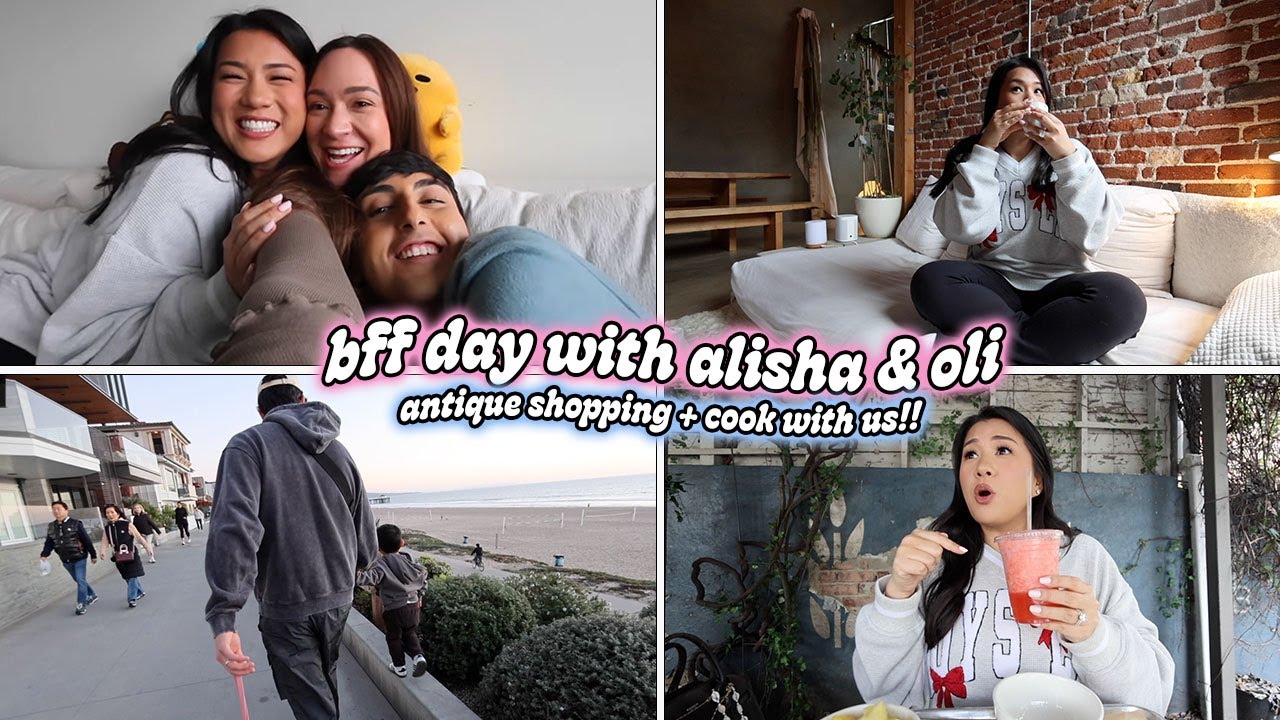 BFF DAY WITH ALISHA & OLI + Antique Shopping With Us!!