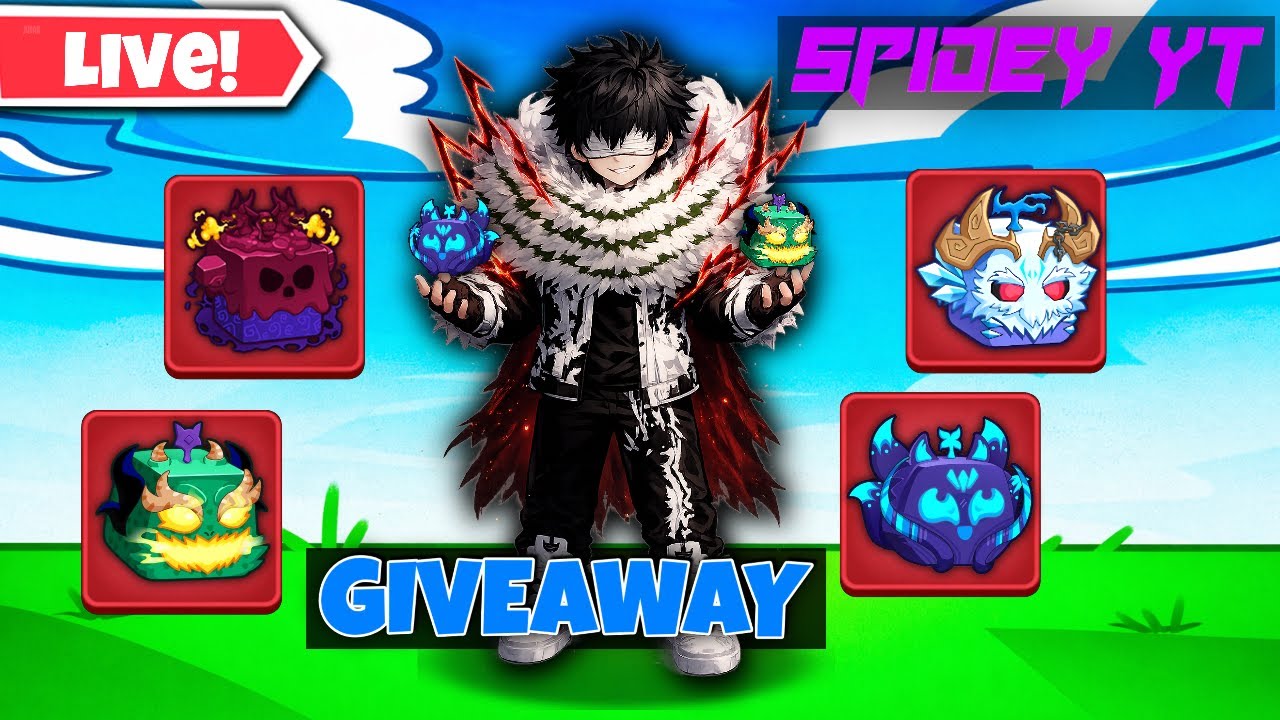 Blox Fruits Live Giveaway || My first ever Live Stream!