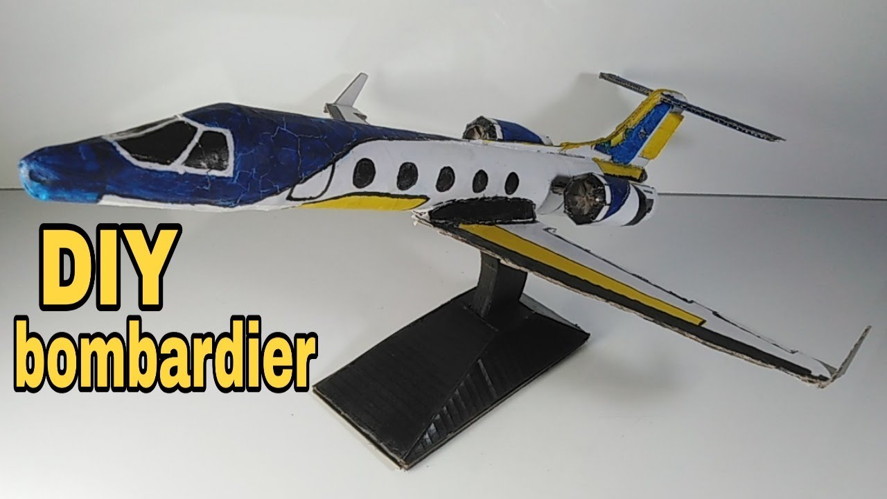 How to make a cardboard plane | DIY private jet
