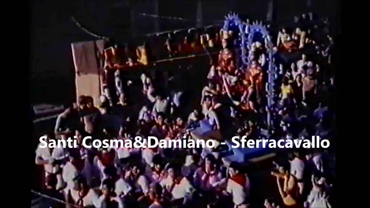 Solenne processione Santi Cosma e Damiano Sferracavallo (PA) Anni 69/70