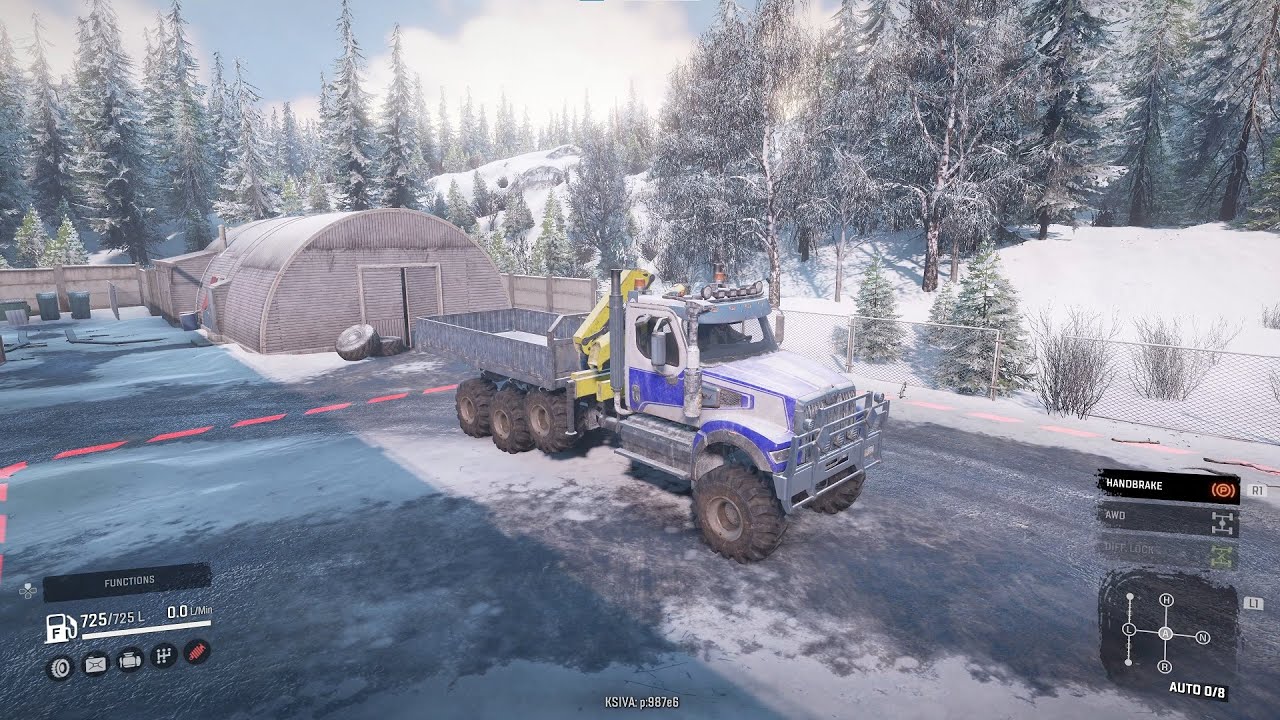4k - Western Star 49x AGL - SnowRunner Mod Showcase (All Gameplay, No Commentary) - Alaska