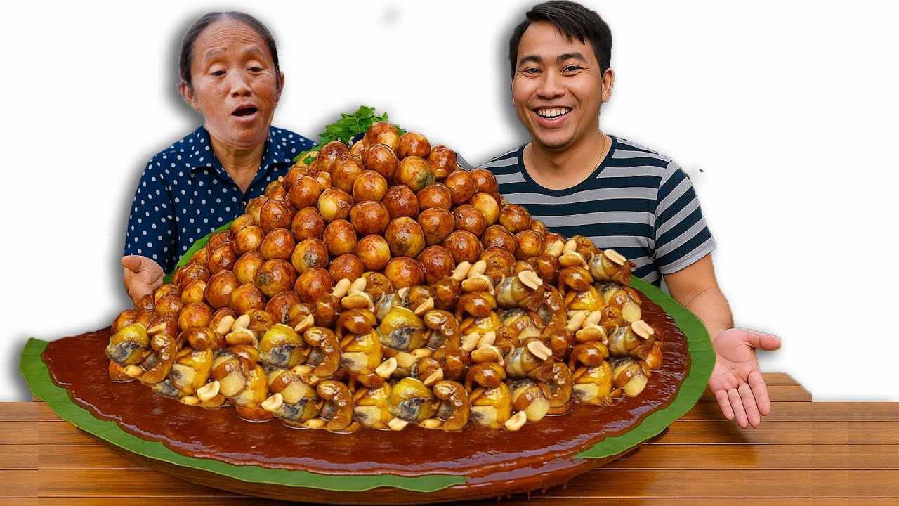 Bà Tân Vlog - Lần Đầu Làm Mâm Trứng Cút Lộn Xào Me Khổng Lồ Gặp Bão Khổng Lồ