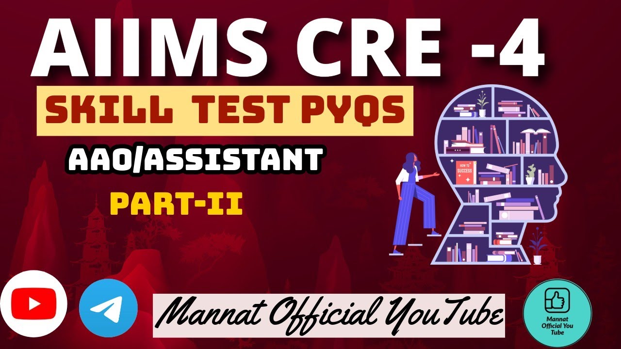 AIIMS CRE AAO Skill Test PYQs 🔥 #aiimscre #aao #skilltest #notingdrafting 