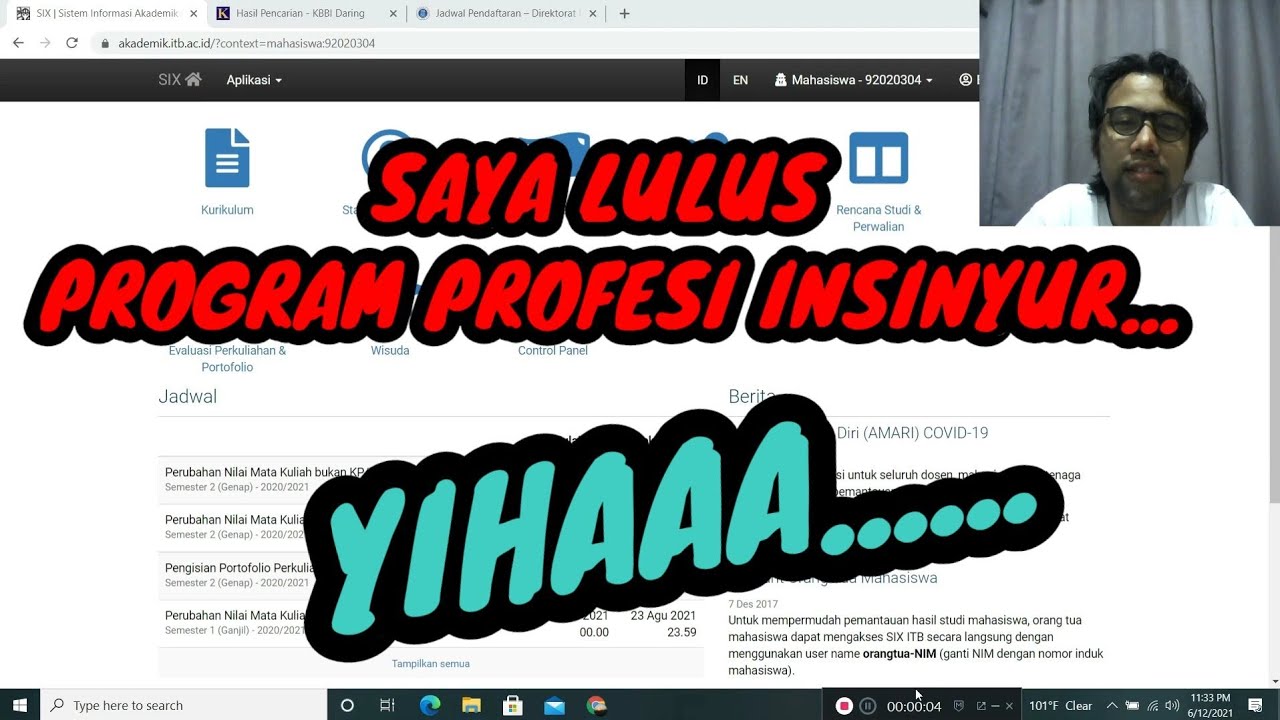 LULUS PROGRAM PROFESI INSINYUR