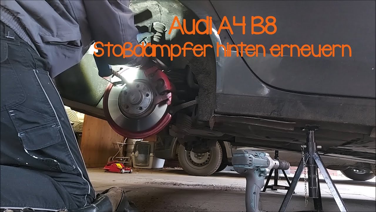 Audi A4 B8 Stoßdämpfer hinten erneuern