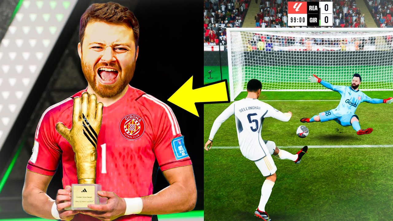 مهنة حارس _ لو فزنا بالدوري باخد القفاز الذهبي  👋 فيفا 24 FC
