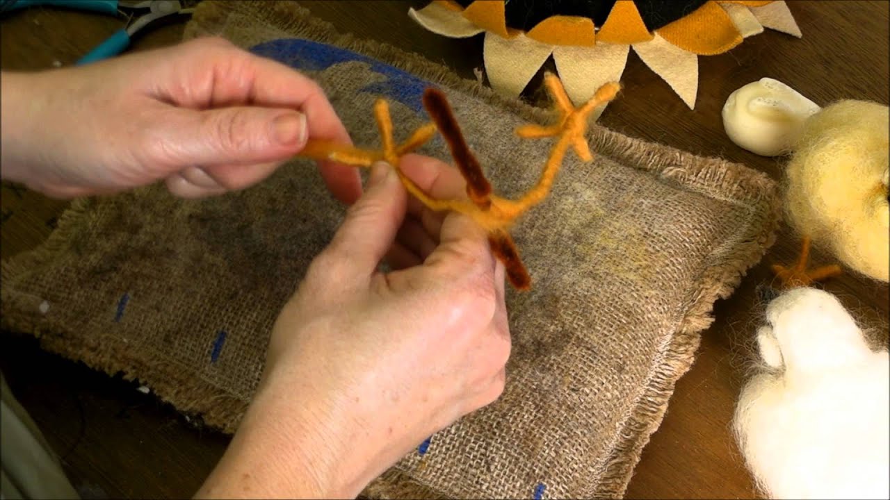 Needle Felted Animals:  Chick Series - Armature and Wrapping by Sarafina Fiber Art