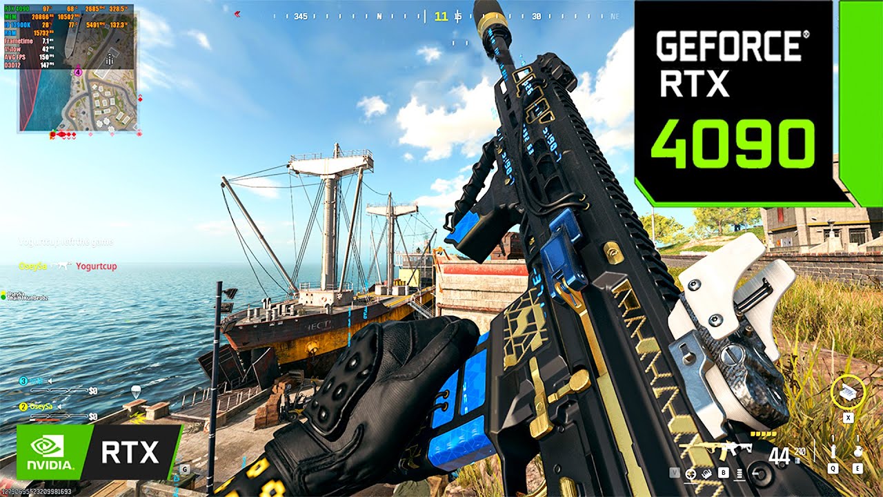 Call of Duty: Warzone 3 Rebirth Island | RTX 4090 24 ГБ (максимальные настройки 4K RTX ВКЛ. / DLS...